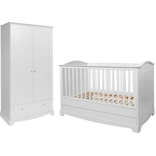 BABYZIMMER 2-teilig Royal Weiß