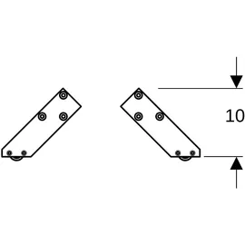 Geberit Fuß-Set 500367011 15 cm