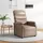 vidaXL Relaxsessel Cappuccino-braun Kunstleder 94,5 x 100 x 0 cm Braun mit Liegeposition