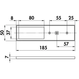 Naber Gresso LED Set-2 alufarbig