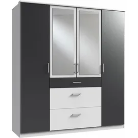 WIMEX Kleiderschrank Click ¦ schwarz ¦ Maße (cm): B: 179 H: 199 T: 58.0