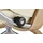 Stressless Relaxsessel Reno Leder 92 x 110 x 80 cm creme mit Hocker
