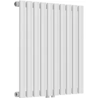 neu.haus Design Röhrenheizkörper 600 x 600 mm 449 W weiß Mittelventil