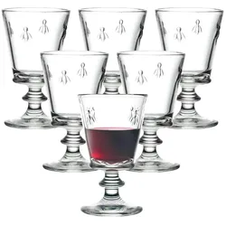 La Rochère Biene Abeille Weingläser 6er Set transparent 