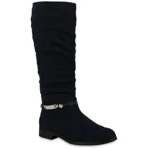 VAN HILL Damen Klassische Stiefel in Blau