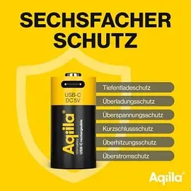 aqiila Akku Spezial-Akku CR-123A Li-Ion 3 V 750 mAh 2 St.