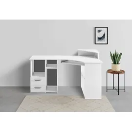 vogl möbelfabrik Eckschreibtisch Sam Weiß