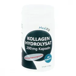 Kollagen Hydrolysat 200 mg Kapseln Medifit