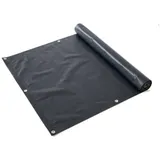 casa pura PVC Balkonsichtschutz 90 x 600 cm grau