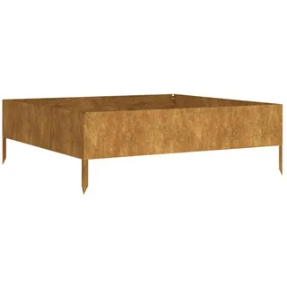 100 x 100 x 33,5 cm Cortenstahl