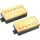 Fishman Pickup Set für E-Gitarren, aktiv, Fluence, Humbucker Classic, goldfarben