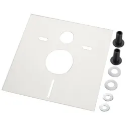 HAAS OHA Schallschutz-Set Quadro Premium DB 28 für Wand-WC und Bidets, 39 x 42,6 cm 7506, Montagezubehör,
