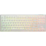 Ducky One 3 Pure White TKL PBT, LEDs RGB, MX RGB CLEAR, USB, US (DKON2187ST-WUSPDPWWWSC1)