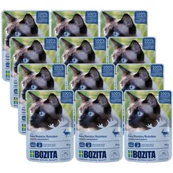 BOZITA Rentier-Wackelpudding-Stücke (Tütchen) 12x85g