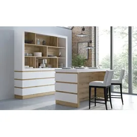 Meble Wojcik Sideboard 201 x 93 x 45 cm Weiß