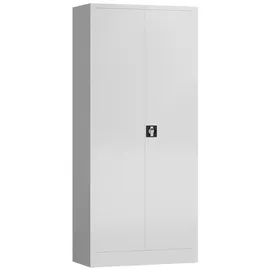 Classix Stahlschrank X-530337 signalweiß 80,0 x 38,0 x 180,0 cm, aufgebaut