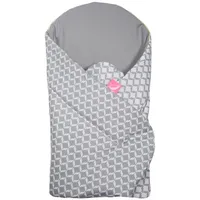 Mother hood Einschlagdecke Soft Babyhörnchen, Motherhood, OEKO-TEX® STANDARD 100 Klasse 1 zertifiziert grau