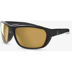 Sonnenbrille Segeln Damen/Herren S polarisierend schwimmfähig - 500 schwarz/gold, schwarz, EINHEITSGRÖSSE