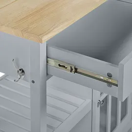 Beliani Servierwagen Genoa