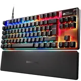 SteelSeries Apex Pro TKL GEN3, Gaming Tastatur, Mechanisch, Sonstiges, Kabelgebunden, Schwarz