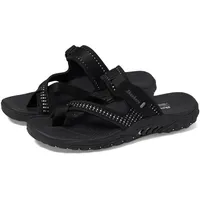 Skechers Damen Reggae-Cool Harbor Flip-Flop, Schwarz, 41 EU - 41 EU