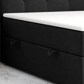 m-punkt Prag 180 x 200 cm Schwarz