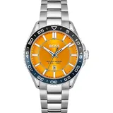 Boss Herrenuhr Runner 3H 1514206 - silber