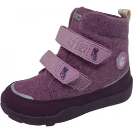 Affenzahn Wolle Comfy Otter Damen Klettstiefel in Rosa, Größe 25 EU