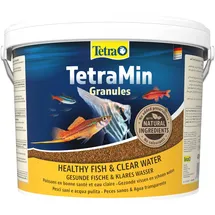 Tetra TetraMin Granules - langsam absinkendes Fischfutter, ideal für Fische in der mittleren Wasserschicht des Aquariums, 10 L Eimer