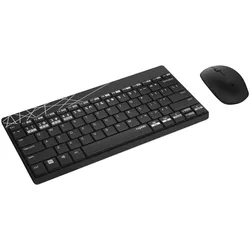 Rapoo 8000M Tastatur Bluetooth QWERTZ Deutsch Schwarz