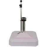 Liro Sonnenschirmständer Mini Plus 45kg, eckig Kunststoff Weiß