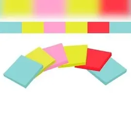 Post-it Super Sticky Cosmic Haftnotizen extrastark farbsortiert, 6 Blöcke