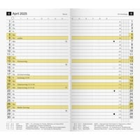 Rido/idé Monats-Ersatzkalendarium Modell M-Planer (2025), 2 Seiten = 1