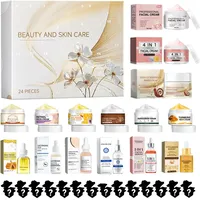 Skincare Adventskalender | Beauty Adventskalender 2024 | Weihnachten 24 Tage Beauty Countdown Kalender | Weihnachtsüberraschung Beauty Countdown Kalender für Teenager Mädchen Frauen