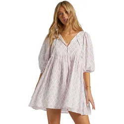Babydollkleid BILLABONG "Ambers", Damen, Gr. M, US-Größen, lila (tulip), [Hauptstoff] 100% Baumwolle, Kleider