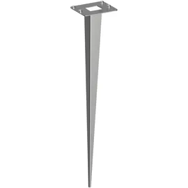 ledscom.de Garten-Erdspieß PODEL edelstahl 40cm 8 x 6,5cm