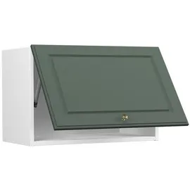 Vicco Badschrank Fame-Line Grün-Gold Landhaus/Weiß 60 x 40 cm Flach,