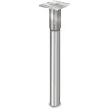 e.u.r.o.tec gmbh Zaunpfosten B 500 x 50 mm Schwarz/feuerverzinkt