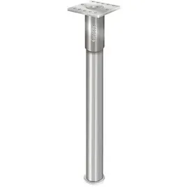 e.u.r.o.tec gmbh Zaunpfosten B 500 x 50 mm Schwarz/feuerverzinkt