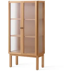 Audo - Curiosity Vitrine H 143 cm, Eiche natur