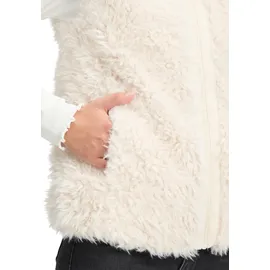 Betty & Co Kunstfell-Weste mit Stehkragen in cream | 42