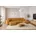 Eckcouch Cord U-Form 2-Sitzer Senfgelb