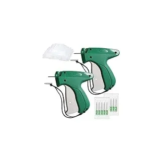 Vegena 2 Stück Etikettierpistole für Kleidung, Etikettenpistole mit 10 Ersatznadeln & 5000 Heftfäden, Micro Stitch Gun Set