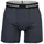 Scotch & Soda Boxershorts Solid Cotton Stretch Grau/Blau L 3er Pack