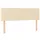 vidaXL Boxspringbett mit Matratze & LED Creme 140x190 cm Stoff