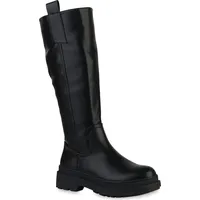 VAN HILL Damen Klassische Stiefel in Schwarz 38 -
