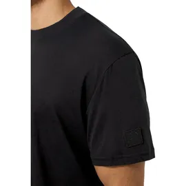 super.natural Casual Rib Bio Kurzarm-t-shirt schwarz XL