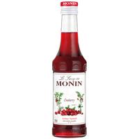 (22,76€/l) Monin Cranberry Sirup 0,25l Flasche