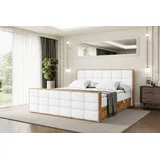 altdecor Boxbett 140 x 200 cm H3 Weiß
