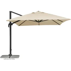Schneider Schirme Ampelschirm  Teneriffa Grande ¦ creme ¦ Maße (cm): B: 400